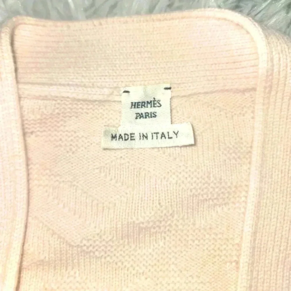 Hermes Pink Cardigan in 34 - Picture 6 of 6